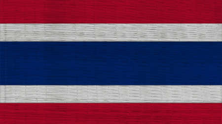 Thailand Flag Japanese mats textureの写真素材