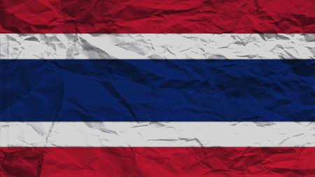 Thailand flag paper texture with seamの写真素材