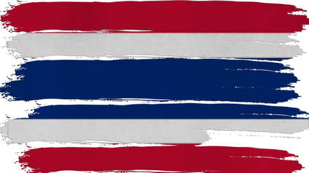 Thailand Flag tinted horizontal textureの写真素材