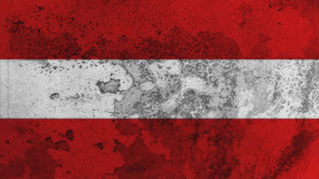 Austria flag old texture with seamの写真素材