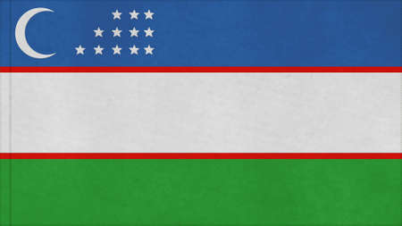 uzbekistan flag texture with seamの写真素材
