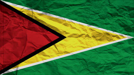 guyana flag paper texture with seamの写真素材