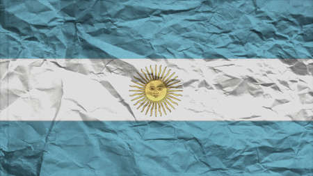 argentina flag paper texture with seamの写真素材