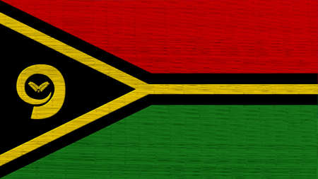  Vanuatu Flag Japanese mats textureの写真素材