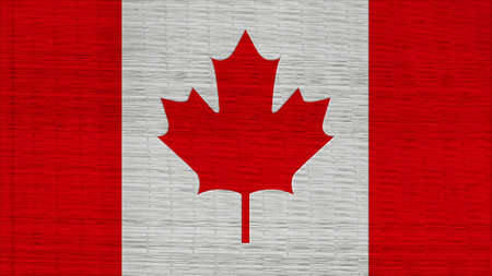 canada flag Japanese mats textureの写真素材