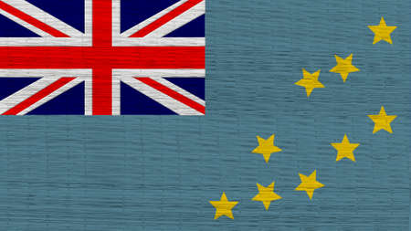 Tuvalu Flag Japanese mats texture