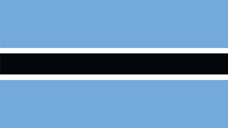 botswana Flag for Independence Day and infographic Vector illustration.のイラスト素材