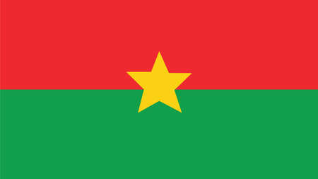 burkina faso Flag for Independence Day and infographic Vector illustration.のイラスト素材