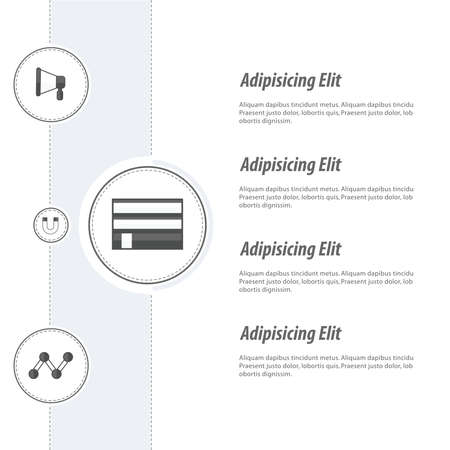 Concept vectors design  black and white colorのイラスト素材