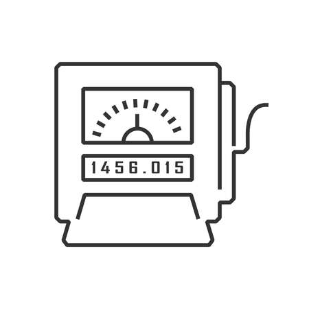 line icon Medical Device Icon, Analog monitorのイラスト素材