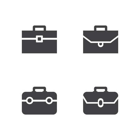 business bag icons setのイラスト素材