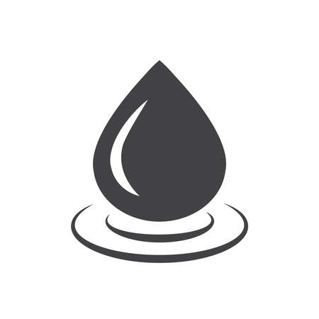 drop of water icon  vectorのイラスト素材