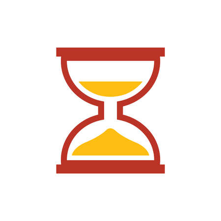 design hourglass iconのイラスト素材