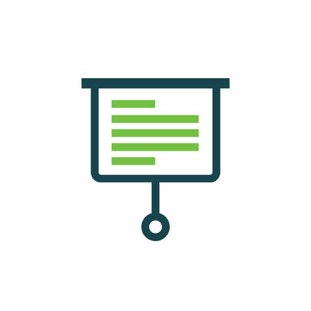 vector presentation  Flat iconのイラスト素材