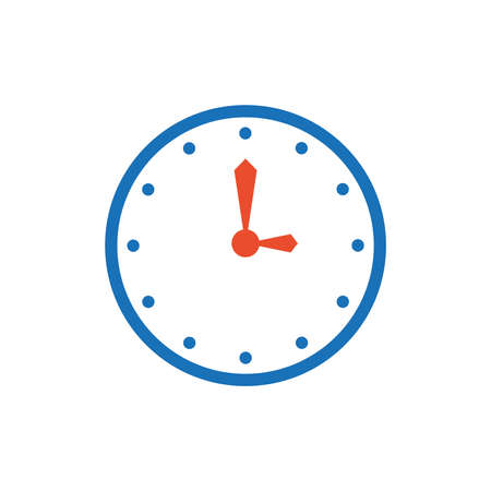 vector clock  Flat icon