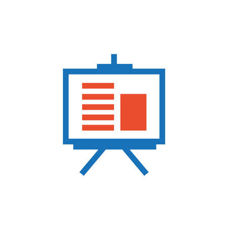 vector presentation iconのイラスト素材