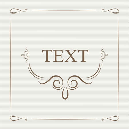 Classic card designのイラスト素材