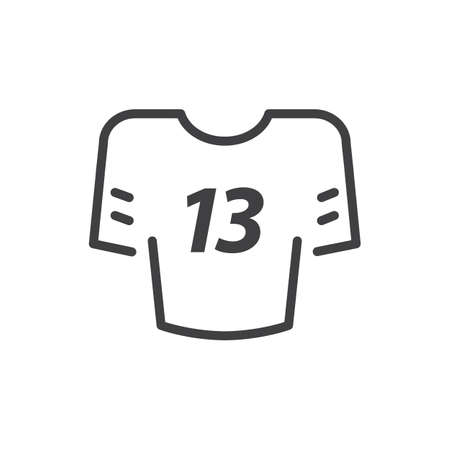 Shirts American Football iconのイラスト素材