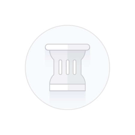 Ancient columns icon white color balance.のイラスト素材