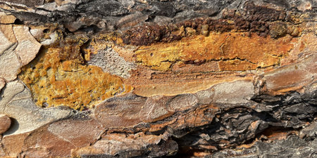 Macro background of natural pine tree bark