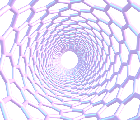 Nanotube insideの写真素材