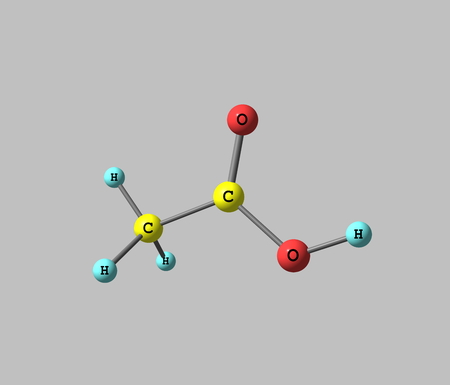 Acetic acid (ethanoic acid) is an organic compound with the chemical formula CH3COOH. It is a colourless liquid that when undiluted is also called glacial acetic acid
