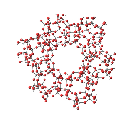 Zeolites are microporous, aluminosilicate minerals commonly used as commercial adsorbents and catalystsの写真素材