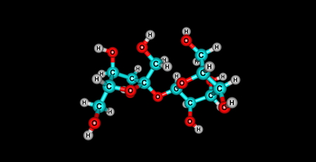 Sucrose is a common, naturally occurring carbohydrate found in many plants and plant partsの写真素材