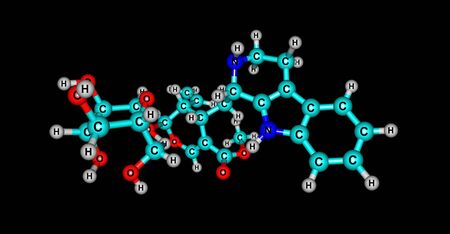 Strictosidine is a terpene indole alkaloid formed by the condensation of tryptamine with secologanin...