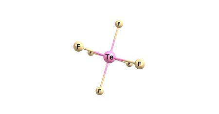 Tellurium hexafluoride is a chemical compound of tellurium and fluorine with the chemical formula TeF6. It is a colorless, highly toxic gas with an extremely unpleasant smell. 3d illustrationの写真素材