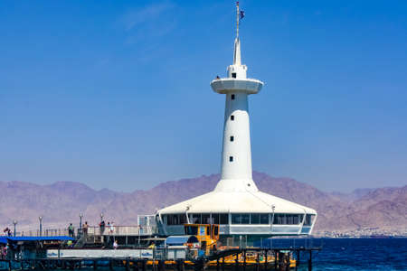 Eilat Underwater Observatory, Israel Eilat, sunny day