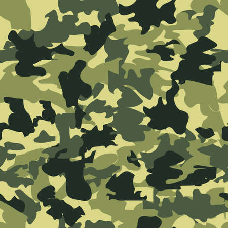 Camouflage seamless pattern. Vector illustrationのイラスト素材