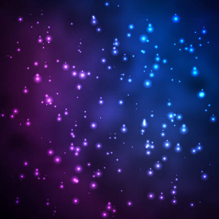 Abstract Space background. Vector illustrationのイラスト素材