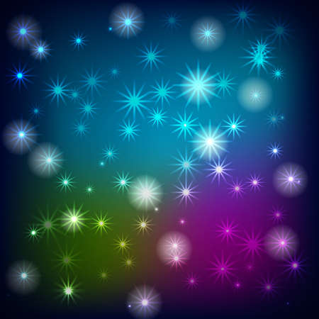 Abstract cosmos background with stars. Vector illustrationのイラスト素材