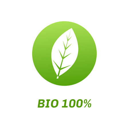 Abstract eco green logo. Vector illustrationのイラスト素材