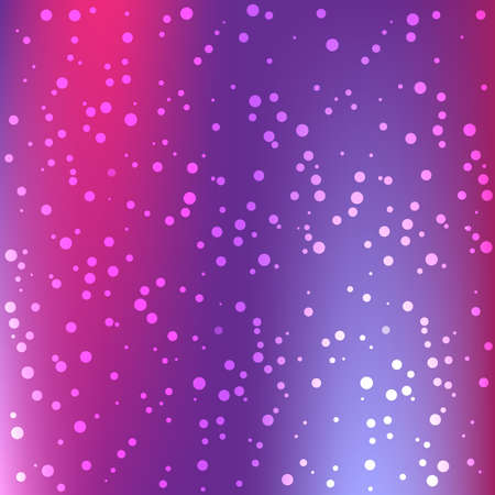 Winter abstract color background with circles