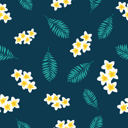 Floral paradise tropic seamless pattern