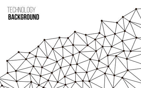 Abstract science and technology backgroundのイラスト素材