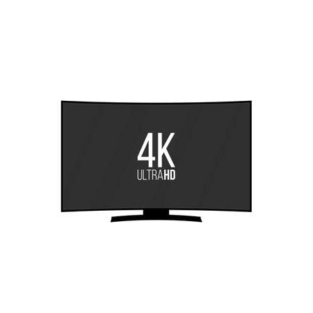 Ultra high definition digital television screenのイラスト素材