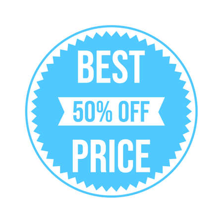 Sale best price banner template designのイラスト素材