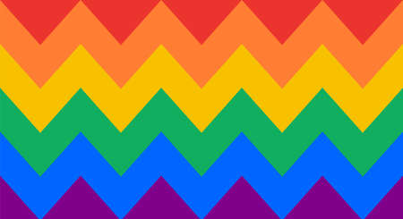 LGBT flag. Poster, banner or Rainbow flag of LGBT. Colorful rainbow lgbt flag for pride. Print for t-shirt of rainbow six colors flag with pattern background. Vector Illustrationのイラスト素材