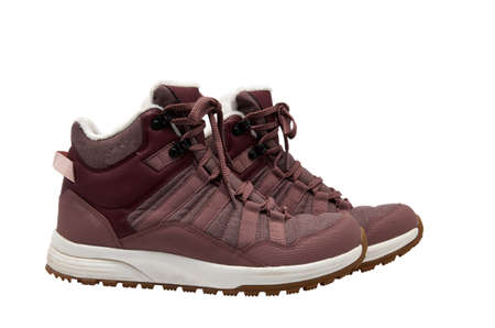 Pair of shoes isolates on white background.
