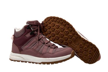 Pair of shoes isolates on white background.