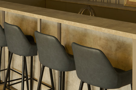 Close-up of a seagull perched on a street lightの写真素材