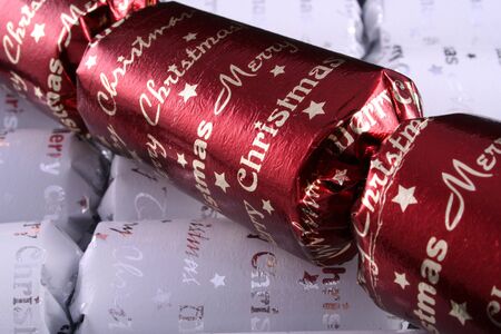 Christmas crackers 1の写真素材