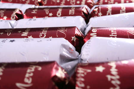 Christmas crackers 4の写真素材