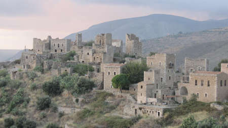 Vathia, the old castle village in Mani, Greece Vathia, the old castle village in Mani, Greece