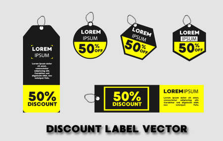 Special offer sale tag discount symbol retail sticker sign price isolated modern graphic style vectorのイラスト素材
