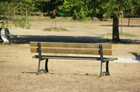Outdoor benchの写真素材