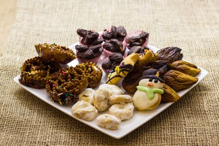 Christmas cakes from Puglia Italyの写真素材